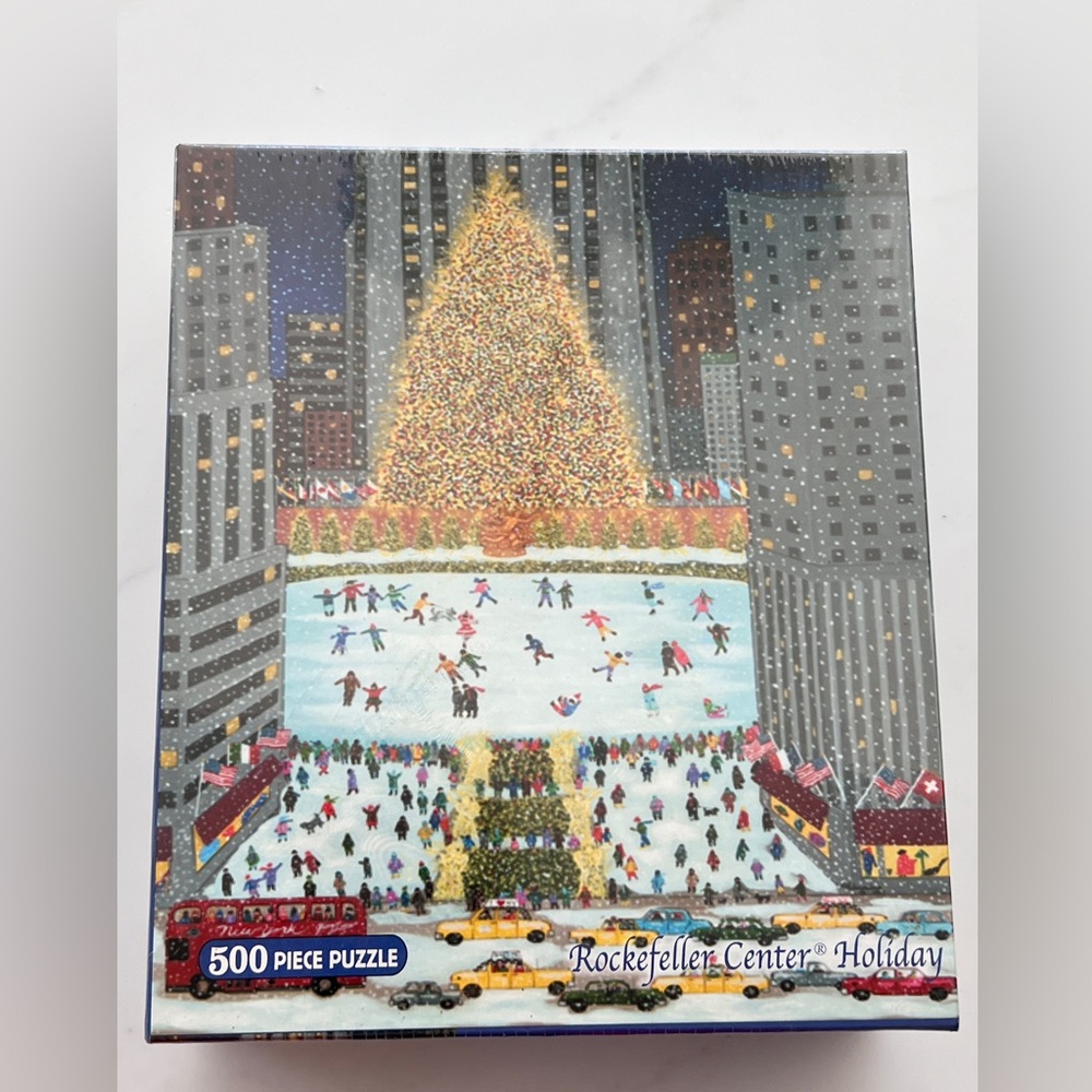 Briarpatch Rockefeller Center Puzzle 500 pieces Holiday Jigsaw made in USA New